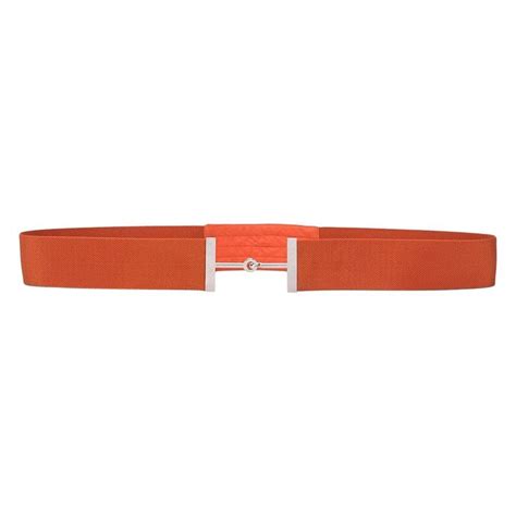 hermes horse head orange belt|Hermes orange belt buckle.